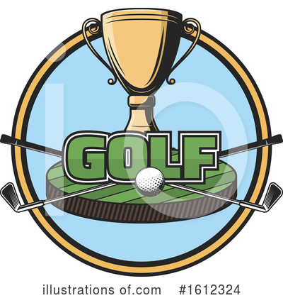 Royalty-Free (RF) Golf Clipart Illustration by Vector Tradition SM - Stock Sample #1612324