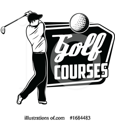 Royalty-Free (RF) Golf Clipart Illustration by Vector Tradition SM - Stock Sample #1684483