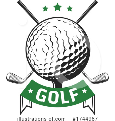 Royalty-Free (RF) Golf Clipart Illustration by Vector Tradition SM - Stock Sample #1744987