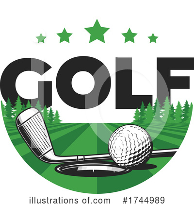 Royalty-Free (RF) Golf Clipart Illustration by Vector Tradition SM - Stock Sample #1744989