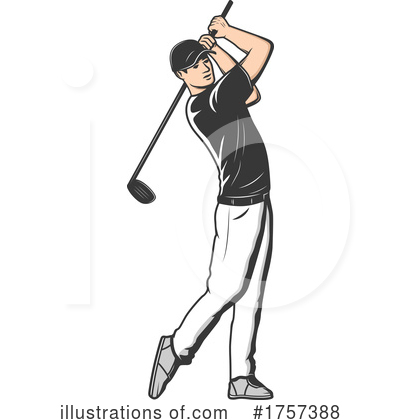 Royalty-Free (RF) Golf Clipart Illustration by Vector Tradition SM - Stock Sample #1757388