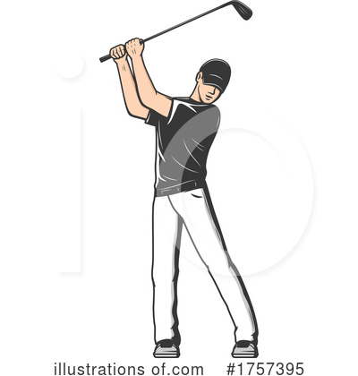 Royalty-Free (RF) Golf Clipart Illustration by Vector Tradition SM - Stock Sample #1757395