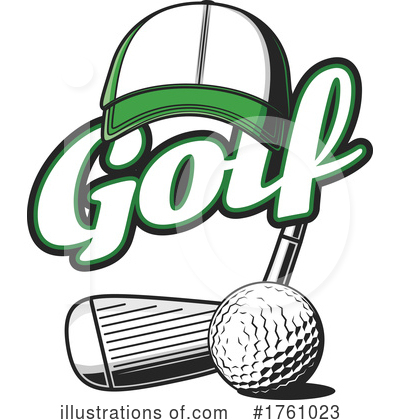 Golf Ball Clipart #1761023 by Vector Tradition SM