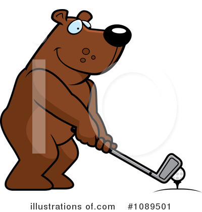 Royalty-Free (RF) Golfing Clipart Illustration by Cory Thoman - Stock Sample #1089501