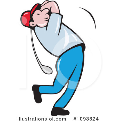 Golfing Clipart #1093824 by patrimonio