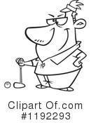 Golfing Clipart #1192293 by toonaday