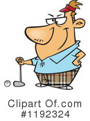 Golfing Clipart #1192324 by toonaday