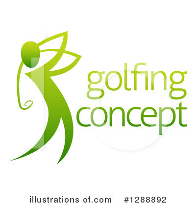 Royalty-Free (RF) Golfing Clipart Illustration by AtStockIllustration - Stock Sample #1288892