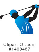 Golfing Clipart #1408467 by Lal Perera