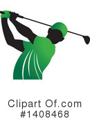 Golfing Clipart #1408468 by Lal Perera