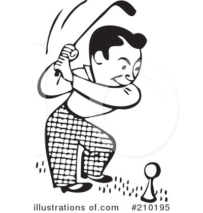 Golfing Clipart #210195 by BestVector