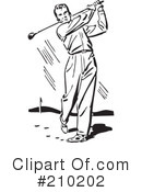Golfing Clipart #210202 by BestVector
