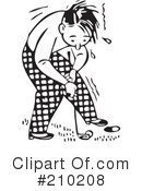 Golfing Clipart #210208 by BestVector