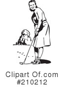 Golfing Clipart #210212 by BestVector