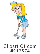 Golfing Clipart #213574 by visekart