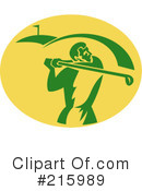 Golfing Clipart #215989 by patrimonio