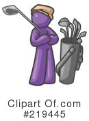 Golfing Clipart #219445 by Leo Blanchette