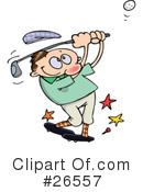 Golfing Clipart #26557 by gnurf