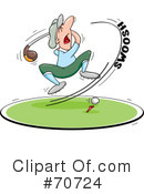 Golfing Clipart #70724 by jtoons