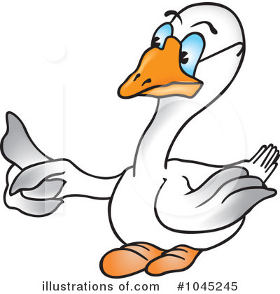 Royalty-Free (RF) Goose Clipart Illustration by dero - Stock Sample #1045245