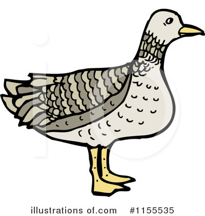 Royalty-Free (RF) Goose Clipart Illustration by lineartestpilot - Stock Sample #1155535