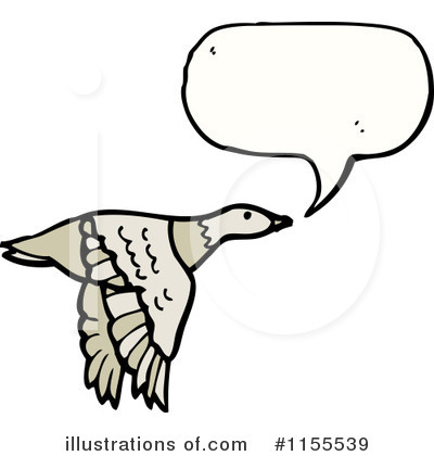 Royalty-Free (RF) Goose Clipart Illustration by lineartestpilot - Stock Sample #1155539