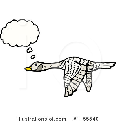 Royalty-Free (RF) Goose Clipart Illustration by lineartestpilot - Stock Sample #1155540
