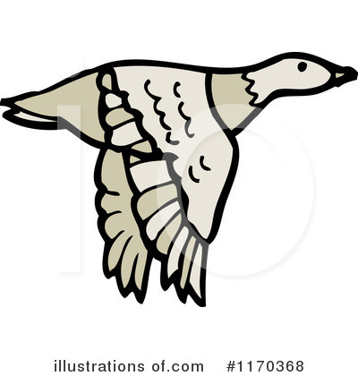 Royalty-Free (RF) Goose Clipart Illustration by lineartestpilot - Stock Sample #1170368