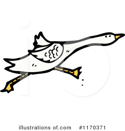 Royalty-Free (RF) Goose Clipart Illustration by lineartestpilot - Stock Sample #1170371