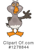 Goose Clipart #1278844 by Dennis Holmes Designs