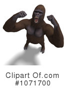 Gorilla Clipart #1071700 by Ralf61