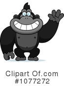 Gorilla Clipart #1077272 by Cory Thoman