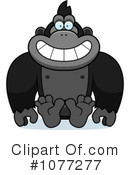 Gorilla Clipart #1077277 by Cory Thoman