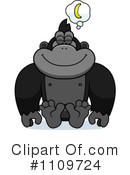 Gorilla Clipart #1109724 by Cory Thoman