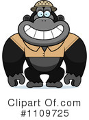 Gorilla Clipart #1109725 by Cory Thoman