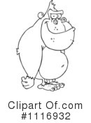 Gorilla Clipart #1116932 by Hit Toon