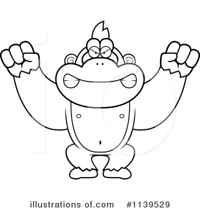 Royalty-Free (RF) Gorilla Clipart Illustration by Cory Thoman - Stock Sample #1139529