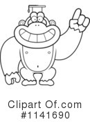 Gorilla Clipart #1141690 by Cory Thoman