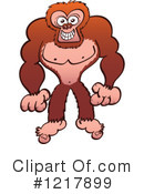 Gorilla Clipart #1217899 by Zooco