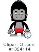 Gorilla Clipart #1324114 by Cory Thoman