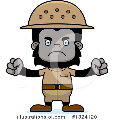 Royalty-Free (RF) Gorilla Clipart Illustration by Cory Thoman - Stock Sample #1324120