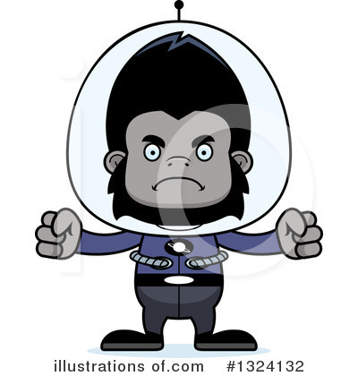 Royalty-Free (RF) Gorilla Clipart Illustration by Cory Thoman - Stock Sample #1324132