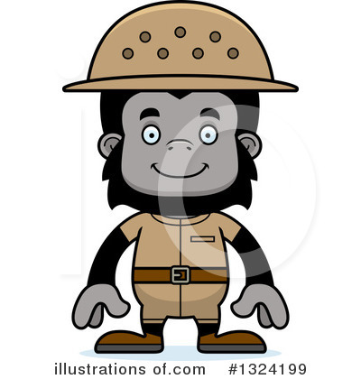 Royalty-Free (RF) Gorilla Clipart Illustration by Cory Thoman - Stock Sample #1324199