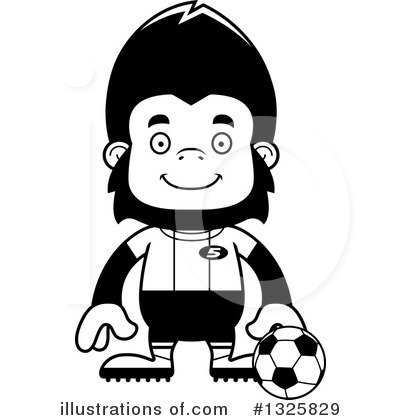 Royalty-Free (RF) Gorilla Clipart Illustration by Cory Thoman - Stock Sample #1325829