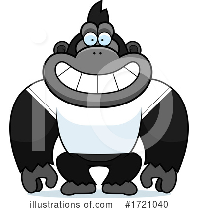 Royalty-Free (RF) Gorilla Clipart Illustration by Cory Thoman - Stock Sample #1721040