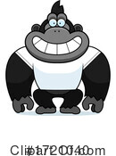 Gorilla Clipart #1721040 by Cory Thoman