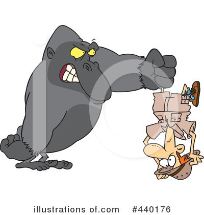 Gorilla Clipart #440176 by toonaday
