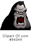 Gorilla Clipart #94344 by Cory Thoman