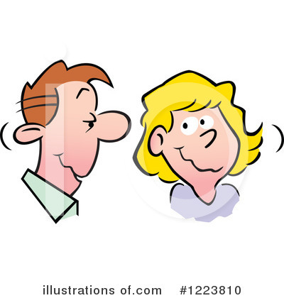 Couple Clipart #1223810 by Johnny Sajem
