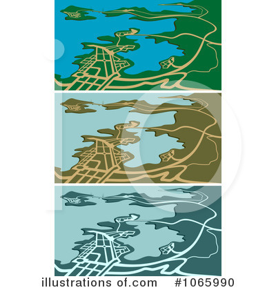 Gps Maps Clipart #1065990 by Vector Tradition SM